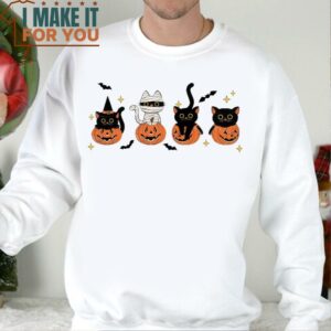 Cats Halloween T Shirt 3