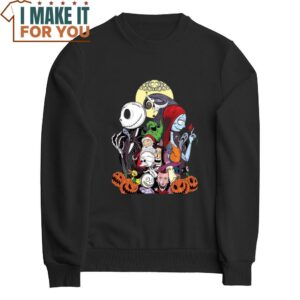 Halloween Jack And Sally Nightmare Before Christmas T Shirt 2