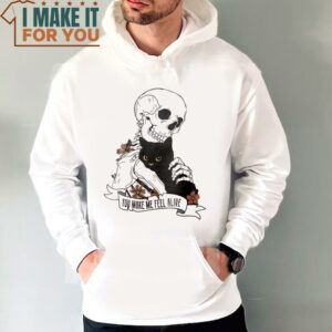 Cat Halloween Shirt Halloween You Make Me Feel Alive Funny Cat Shirt Cute Cat Shirt Cat Lover Gift Cat Lover 4