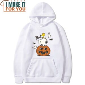 Snoopy Halloween Shirt Boo Ghost With Pumpkin 3