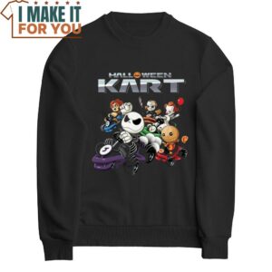 Halloween Kart Jack Skellington And Friends Nightmare Before Christmas T Shirt 2