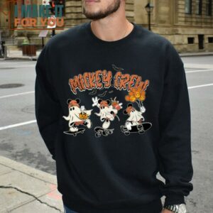 Halloween Mickey Crew Shirt Mickey Boo Skateboarding Sweatshirt Disney Mickey Shirt 3