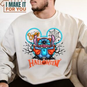 Halloween Stich Pumpkin Cartoon Movies Ghost Shirt 3