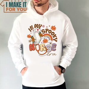 Custom Name Halloween In My Spooky Nurse Era Shirt Spooky Nicu Nurse Halloween Ghost 5