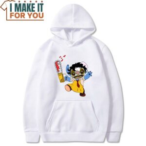 Leatherface x Stitch Halloween T Shirt 3