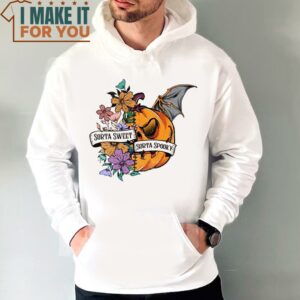 Sorta Sweet Sorta Spooky Shirt Spooky Shirt Halloween Pumpkin Shirt Halloween Floral Shirt Halloween Vibes Shirt 5