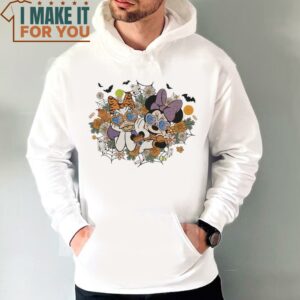 Halloween Mouse And Friends Shirt Halloween Flower Shirt Mouse Floral Shirt Trick Or Treat Shirt 5