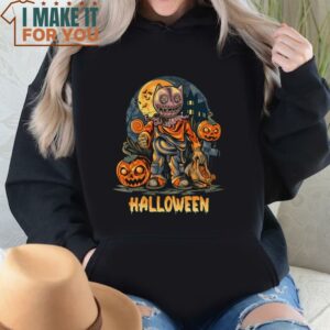 Halloween Night Shirt Halloween Tshirt Horror Night Tee Scarecrow Shirt Pumpkin Spice Shirt 4