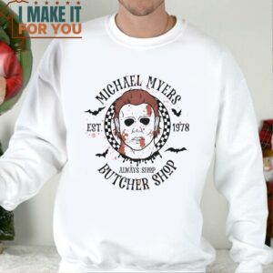 Michael Myers Butcher Shop Shirt Horror Movie Shirt Enjoyable Halloween Gift 2