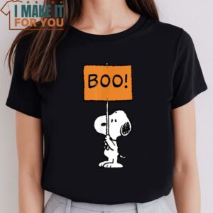 Peanuts Halloween Snoopy Boo T Shirt Enjoyable Halloween Gift 2