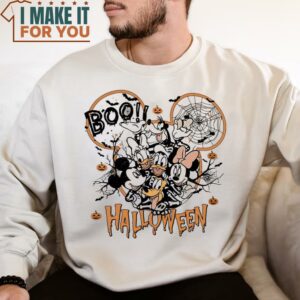 Spooky Mickey Mouse and Friends Boo Shirt Enjoyable Halloween Gift 2