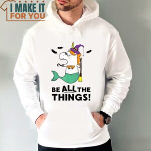 Funny Mermaid Unicorn Witch Pirate T Shirt Whimsical Halloween Gift 3