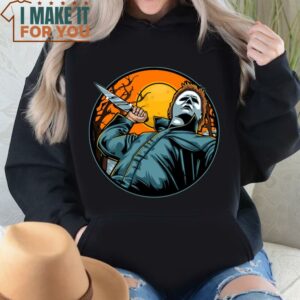 Michael Myers T Shirt Halloween Scary T shirt Whimsical Halloween Gift 3