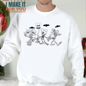 Spooky Mickey Mouse And Friends Shirt Disney Skeleton Halloween Shirt Enjoyable Halloween Gift 2