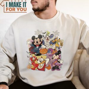 Spooky Mickey Mouse And Friends Shirt Retro Disney Spooky Halloween Shirt Enjoyable Halloween Gift 2