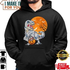 Spooky Saurus Rex Shirt Dinosaur Halloween Tee Enjoyable Halloween Gift 4