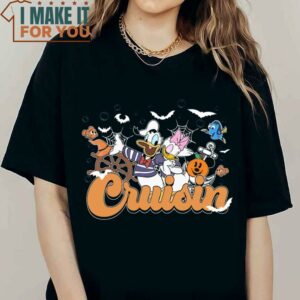 Vintage Disney Cruisin Couple Halloween On The High Seas Shirt Enjoyable Halloween Gift 2