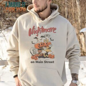 Vintage Disney Nightmare on Main street Shirt Mickey and Minnie Shirt Enjoyable Halloween Gift 4