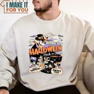 Mickey Minnie Halloween Disney Trick Or Treat Shirt Darling Halloween Gift 2