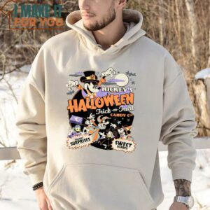 Mickey Minnie Halloween Disney Trick Or Treat Shirt Darling Halloween Gift 3