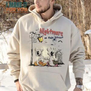 Mickey Minnie Halloween Shirt Disney Halloween Nightmare On The Main Street Shirt Darling Halloween Gift 3