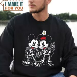 Mickey Minnie Skeleton Sweatshirt Darling Halloween Gift 2