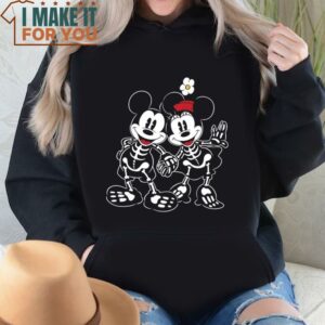Mickey Minnie Skeleton Sweatshirt Darling Halloween Gift 3