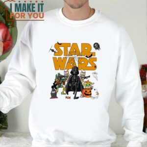 Star Wars Characters Halloween Shirt Darth Vader Stormtrooper Boba Fett Tee Sweet Halloween Gift 2