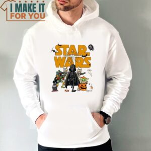 Star Wars Characters Halloween Shirt Darth Vader Stormtrooper Boba Fett Tee Sweet Halloween Gift 3