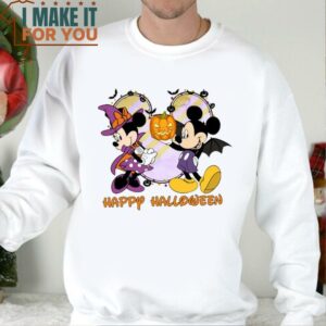 Happy Halloween Mickey And Minnie Shirt Sweet Halloween Gift 2