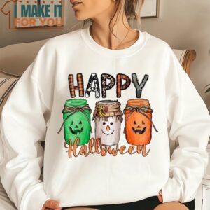 Happy Halloween Shirt Jar Of Halloween Shirt Sweet Halloween Gift 2