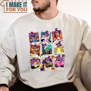 Stitch And LiLo Card Halloween Sweatshirt Sweet Halloween Gift 2
