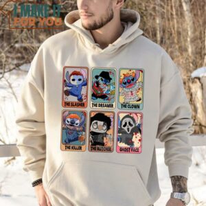 Stitch And LiLo Card Halloween Sweatshirt Funny Halloween Tee Sweet Halloween Gift 3