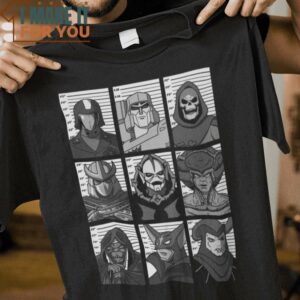 Arrested Villains 80s Villains Character T-Shirt, Best Gifts for Halloween Lovers