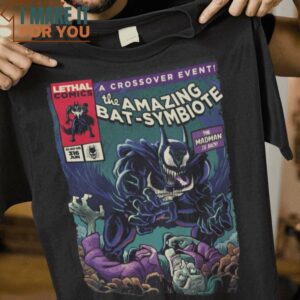 Bat-Symbiote Batman Venom Spider-Man Mashup T-Shirt, Best Gifts for Halloween Lovers
