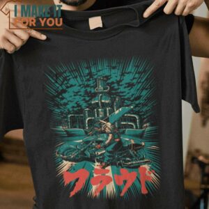 Cloud Akira Cloud Strife Final Fantasy Mashup T-Shirt, Best Gifts for Halloween Lovers