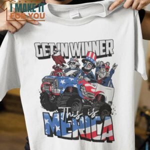 Get In Winner Patriotic T-Shirt, Best Gifts for Halloween Lovers