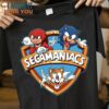 Segamaniacs Animaniacs Knuckles Sonic and Tails Mashup T-Shirt, Best Gifts for Halloween Lovers