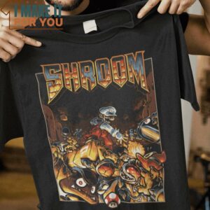 Shroom Super Mario Bros T-Shirt, Best Gifts for Halloween Lovers