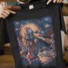Starry Hunter Starry Night The Mandalorian Star Wars Mashup T-Shirt, Best Gifts for Halloween Lovers