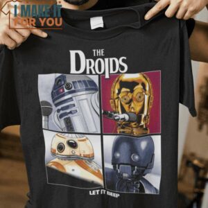 The Droids Let It Beep Let it Be Star Wars Mashup T-Shirt, Best Gifts for Halloween Lovers