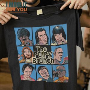 The Pulpy Brunch The Brady Bunch Pulp Fiction Mashup T-Shirt, Best Gifts for Halloween Lovers