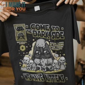 We Have Kittens Darth Vader Star Wars Cat T-Shirt, Best Gifts for Halloween Lovers