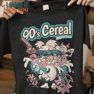 90s Cereal 90s Characters T-Shirt, Funny Halloween Graphic Tees for Men 90s Cereal 90s Characters T-Shirt, Funny Halloween Graphic Tees for Men