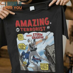 Amazing Terrorist G.I Joe T-Shirt, Funny Halloween Graphic Tees for Men