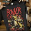 Bowser Slay Super Mario T-Shirt, Funny Halloween Graphic Tees for Men