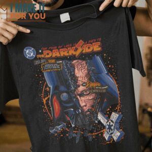 DARTHSABBATH Darth Vader Star Wars Black Sabbath Mashup T-Shirt, Funny Halloween Graphic Tees for Men