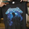 Godllica Metallica Godzilla Mashup T-Shirt, Funny Halloween Graphic Tees for Men