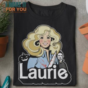 Laurie Horror T-Shirt, Funny Halloween Graphic Tees for Men