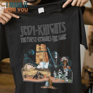 Led-Falcon Led Zeppelin Star Wars Mashup T-Shirt, Funny Halloween Graphic Tees for Men